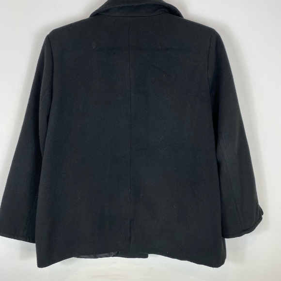 Peacoat JM Collection Swing style Black Medium - Picture 2 of 5